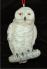 Snowy Owl Christmas Ornament Personalized by Russell Rhodes