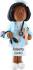 Nurse African American Christmas Ornament Personalized by RussellRhodes.com