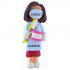 Dental Hygienist Female Brown Hair Christmas Ornament Personalized by Russell Rhodes