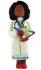 African American Female Doctor Christmas Ornament Personalized by Russell Rhodes