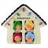 Christmas House for 4 Christmas Ornament Personalized by Russell Rhodes