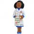 African American Female Pharmacy School Graduate Christmas Ornament Personalized by Russell Rhodes