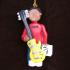 Guitar Electric Virtuoso, African American Male Christmas Ornament Personalized by Russell Rhodes