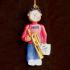 Trombone Virtuoso, African American Male Christmas Ornament Personalized by Russell Rhodes