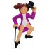 Tap and Jazz Dance Female Brown Hair Christmas Ornament Personalized by Russell Rhodes