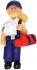 EMT, Female Blonde Christmas Ornament Personalized by Russell Rhodes