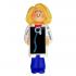 Chiropractor Female Blonde Christmas Ornament Personalized by RussellRhodes.com
