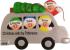Take the SUV and Pick Out a Tree! Family of 4 Christmas Ornament Personalized by Russell Rhodes