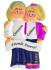 Both Blonde, Friends Christmas Ornament Personalized by Russell Rhodes