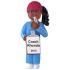 African-American Female Coach Christmas Ornament Personalized by RussellRhodes.com
