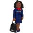African American Female Flight Attendant Christmas Ornament Personalized by Russell Rhodes