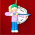 Female Archery with Blond Hair Christmas Ornament Personalized by Russell Rhodes