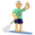 Stand Up Paddle Board Male Christmas Ornament Personalized by Russell Rhodes