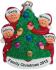 Family Decorating Tree 4 Christmas Ornament Personalized by Russell Rhodes