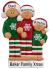 Our Comfy Pajamas Family of 3 Christmas Ornament Personalized by RussellRhodes.com
