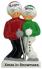 Holiday Ski Trip Couple Christmas Ornament Personalized by Russell Rhodes