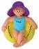 Inner Tube Female Christmas Ornament Personalized by Russell Rhodes