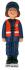 Armed Services Coast Guard Female Brunette Christmas Ornament Personalized by Russell Rhodes