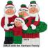 Buying Our Family Tree Family of 4 Christmas Ornament Personalized by Russell Rhodes