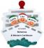 Cruisin' Family of 3 Out to Sea Christmas Ornament Personalized by Russell Rhodes