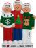 3 Kids Holiday Sweaters Baby Sitter Gift Christmas Ornament Personalized by Russell Rhodes