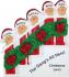 Festive Holiday Banister for Family of 5 Christmas Ornament Personalized by RussellRhodes.com