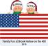 Sweet Land of Liberty Couple Christmas Ornament Personalized by RussellRhodes.com