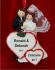 Our Wedding Both Brunette Christmas Ornament Personalized by RussellRhodes.com