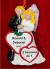 Our Wedding Both Blond Christmas Ornament Personalized by Russell Rhodes