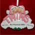 Twin Girls Christmas Ornament Personalized by RussellRhodes.com