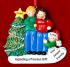 Excited & Expecting Couple 1 kid MBL FBR Christmas Ornament Personalized by RussellRhodes.com
