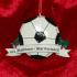 Soccer with Banner Christmas Ornament Personalized by Russell Rhodes