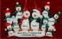 Penguin Togetherness Family of 10 Christmas Ornament Personalized by Russell Rhodes