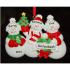 My Xmas Fun Bunch 3 Grandkids Christmas Ornament Personalized by Russell Rhodes