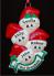 Stocking Caps Our 4 Grandkids Christmas Ornament Personalized by Russell Rhodes