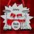 Rock Out Drum Set Christmas Ornament Personalized by Russell Rhodes