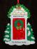 Red Door Welcome Home Christmas Ornament Personalized by RussellRhodes.com