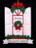 New Home Holiday Window Christmas Ornament Personalized by Russell Rhodes