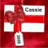 Glad Tidings Gift Box Christmas Ornament Personalized by RussellRhodes.com