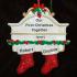 Stockings Hung with Care, Couple Christmas Ornament Personalized by RussellRhodes.com