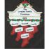 Stockings Hung with Care Family of 6 Christmas Ornament Personalized by Russell Rhodes