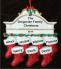 Stockings Hung with Care Family of 7 Christmas Ornament Personalized by Russell Rhodes