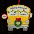 Wheels on the Bus Go Round and Round Christmas Ornament Personalized by Russell Rhodes