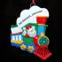 Personalized Train Christmas Ornament Santa's Coming Personalized by Russell Rhodes