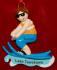 Water Skiing Christmas Ornament Male Personalized by Russell Rhodes