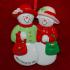 Personalized Friendship Christmas Ornament Snowy Besties by Russell Rhodes