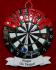 Personalized Darts Christmas Ornament On Target by Russell Rhodes