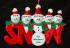Personalized Family Christmas Ornament Snow Much Fun Just the Kids 5 by Russell Rhodes