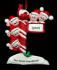 Personalized Great Grandparents Christmas Ornament 5 Great Grandkids by Russell Rhodes