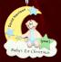 Baby Christmas Ornament Sweet Boy Personalized FREE by Russell Rhodes
